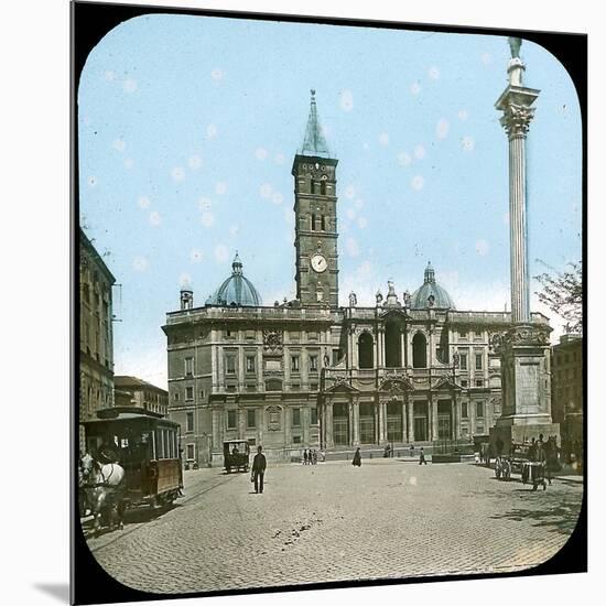Rome (Italy), Basilica of Santa Maria Maggiore, Circa 1895-Leon, Levy et Fils-Mounted Photographic Print