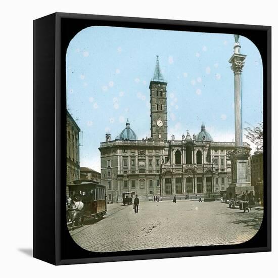 Rome (Italy), Basilica of Santa Maria Maggiore, Circa 1895-Leon, Levy et Fils-Framed Stretched Canvas