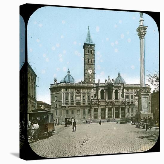 Rome (Italy), Basilica of Santa Maria Maggiore, Circa 1895-Leon, Levy et Fils-Stretched Canvas