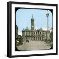 Rome (Italy), Basilica of Santa Maria Maggiore, Circa 1895-Leon, Levy et Fils-Framed Photographic Print