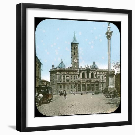 Rome (Italy), Basilica of Santa Maria Maggiore, Circa 1895-Leon, Levy et Fils-Framed Photographic Print