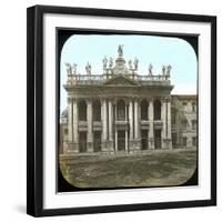 Rome (Italy), Basilica Saint John of Latran, Circa 1895-Leon, Levy et Fils-Framed Photographic Print