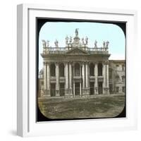 Rome (Italy), Basilica Saint John of Latran, Circa 1895-Leon, Levy et Fils-Framed Photographic Print