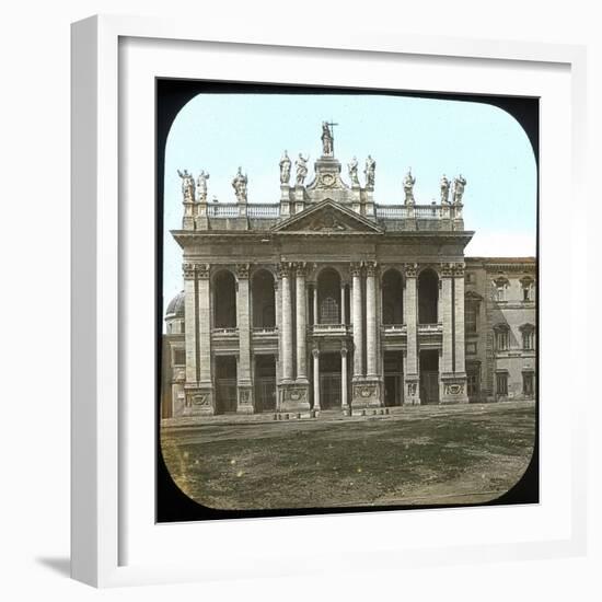 Rome (Italy), Basilica Saint John of Latran, Circa 1895-Leon, Levy et Fils-Framed Photographic Print