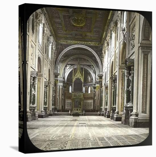 Rome (Italy), Basilica Saint John of Latran, Circa 1895-Leon, Levy et Fils-Stretched Canvas