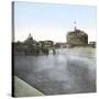 Rome (Italy), Castel Sant Angelo (Or Hadrian's Mausoleum), Circa 1895-Leon, Levy et Fils-Stretched Canvas