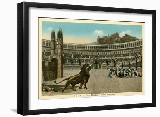 Rome, Italy, Circus Maximus Spectacle-null-Framed Art Print