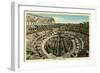 Rome, Italy, Coliseum Interior-null-Framed Premium Giclee Print