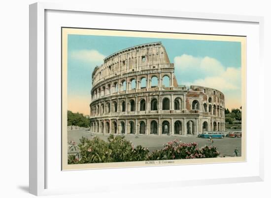 Rome, Italy, Coliseum-null-Framed Art Print