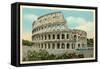 Rome, Italy, Coliseum-null-Framed Stretched Canvas