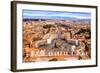 Rome, Italy. Famous Saint Peter'S Square In Vatican And Aerial View Of The City-bloodua-Framed Art Print