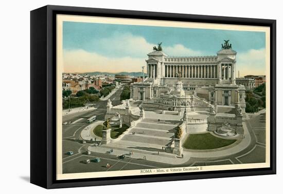 Rome, Italy, Monument to Vittorio Emanuele II-null-Framed Stretched Canvas