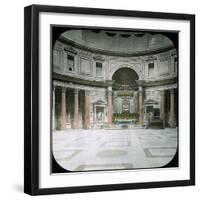 Rome (Italy), Pantheon, Circa 1895-Leon, Levy et Fils-Framed Photographic Print