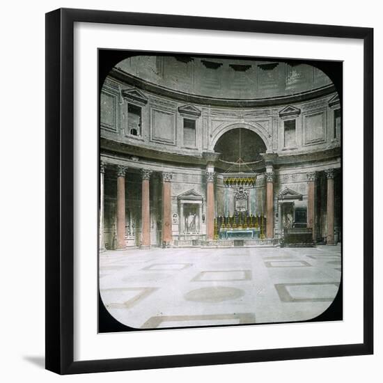 Rome (Italy), Pantheon, Circa 1895-Leon, Levy et Fils-Framed Photographic Print