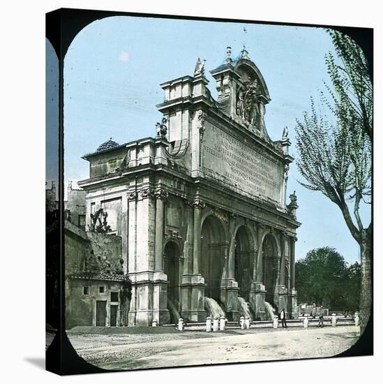 Rome (Italy), Pauline Fountain, Circa 1895-Leon, Levy et Fils-Stretched Canvas