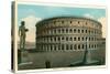 Rome, Italy, Rendering of Restored Coliseum-null-Stretched Canvas