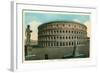 Rome, Italy, Rendering of Restored Coliseum-null-Framed Art Print