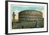 Rome, Italy, Rendering of Restored Coliseum-null-Framed Art Print