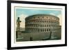 Rome, Italy, Rendering of Restored Coliseum-null-Framed Art Print