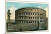 Rome, Italy, Rendering of Restored Coliseum-null-Mounted Art Print