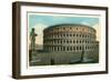 Rome, Italy, Rendering of Restored Coliseum-null-Framed Art Print