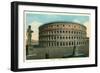 Rome, Italy, Rendering of Restored Coliseum-null-Framed Art Print