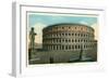 Rome, Italy, Rendering of Restored Coliseum-null-Framed Art Print