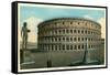 Rome, Italy, Rendering of Restored Coliseum-null-Framed Stretched Canvas