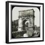 Rome (Italy), Roman Forum, Arch of Titus, Circa 1895-Leon, Levy et Fils-Framed Photographic Print