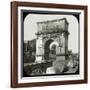 Rome (Italy), Roman Forum, Arch of Titus, Circa 1895-Leon, Levy et Fils-Framed Photographic Print