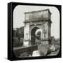 Rome (Italy), Roman Forum, Arch of Titus, Circa 1895-Leon, Levy et Fils-Framed Stretched Canvas