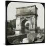 Rome (Italy), Roman Forum, Arch of Titus, Circa 1895-Leon, Levy et Fils-Stretched Canvas