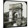 Rome (Italy), Roman Forum, Arch of Titus, Circa 1895-Leon, Levy et Fils-Mounted Photographic Print