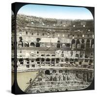 Rome (Italy), the Coliseum, Circa 1895-Leon, Levy et Fils-Stretched Canvas