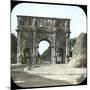 Rome (Italy), the Palatine, the Arch of Constantine, Circa 1895-Leon, Levy et Fils-Mounted Giclee Print