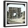 Rome (Italy), the Palatine, the Arch of Constantine, Circa 1895-Leon, Levy et Fils-Framed Giclee Print