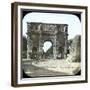 Rome (Italy), the Palatine, the Arch of Constantine, Circa 1895-Leon, Levy et Fils-Framed Giclee Print