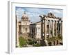 Rome, Italy. The Roman Forum. The Arch of Septimius Severus in centre.-null-Framed Photographic Print