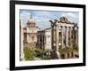 Rome, Italy. The Roman Forum. The Arch of Septimius Severus in centre.-null-Framed Photographic Print