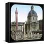 Rome (Italy), Trajan's Forum, Circa 1895-Leon, Levy et Fils-Framed Stretched Canvas