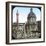 Rome (Italy), Trajan's Forum, Circa 1895-Leon, Levy et Fils-Framed Photographic Print