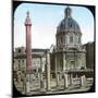 Rome (Italy), Trajan's Forum, Circa 1895-Leon, Levy et Fils-Mounted Photographic Print