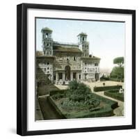 Rome (Italy), Villa Medicis (1544), Circa 1895-Leon, Levy et Fils-Framed Photographic Print