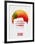 Rome Landmark Red-null-Framed Art Print