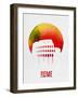 Rome Landmark Red-null-Framed Art Print