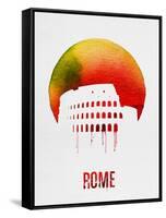 Rome Landmark Red-null-Framed Stretched Canvas