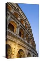Rome, Lazio, Italy. Colosseum at Summer Sunrise.-Marco Bottigelli-Stretched Canvas