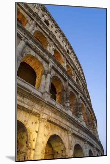 Rome, Lazio, Italy. Colosseum at Summer Sunrise.-Marco Bottigelli-Mounted Photographic Print