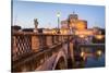 Rome, Lazio, Italy,Mausoleum of Hadrian,Castel Sant'Angelo-ClickAlps-Stretched Canvas