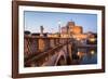 Rome, Lazio, Italy,Mausoleum of Hadrian,Castel Sant'Angelo-ClickAlps-Framed Photographic Print